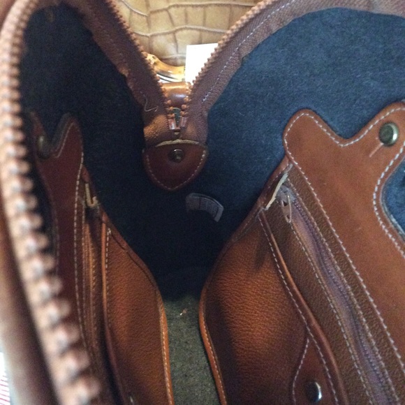 Dooney & Bourke Black Leather Satchel - Picture 5 of 8